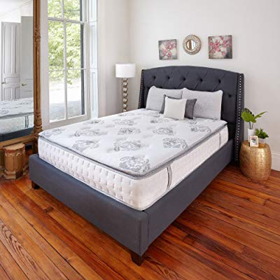 Classic Brands Mercer Pillow-Top Cool Gel Foam and Innerspring Hybrid 12-Inch Mattress, Queen