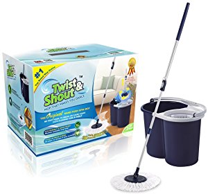 Twist and Shout Mop - Award Winning Hand Push Spin Mop