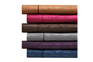 Clara Clark Premier 1800 Collection Bamboo Embossed Bed Sheet Set
