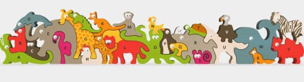 Toy Animal ABC Parade Puzzle