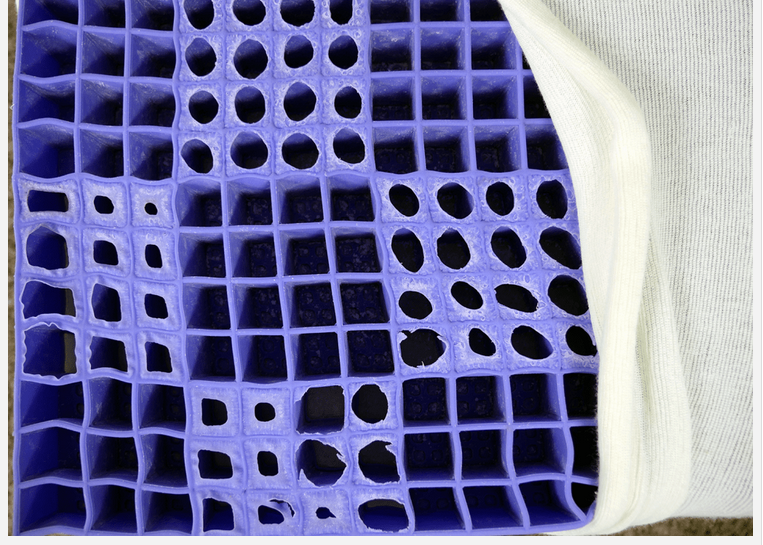 Purple’s Mattress hyper-elastic polymer material